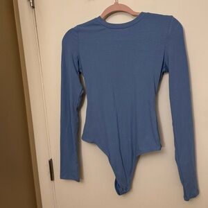 Women’s American Eagle NWT Ribbed Crew Neck Blue Bodysuit